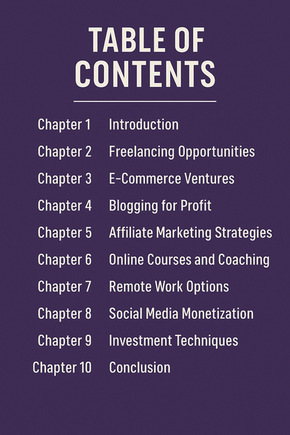 Online Income Models – The 2025 Guide to Making Money from Home
